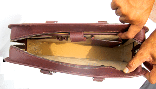 Milled Leather Laptop Bag LB_DM_1